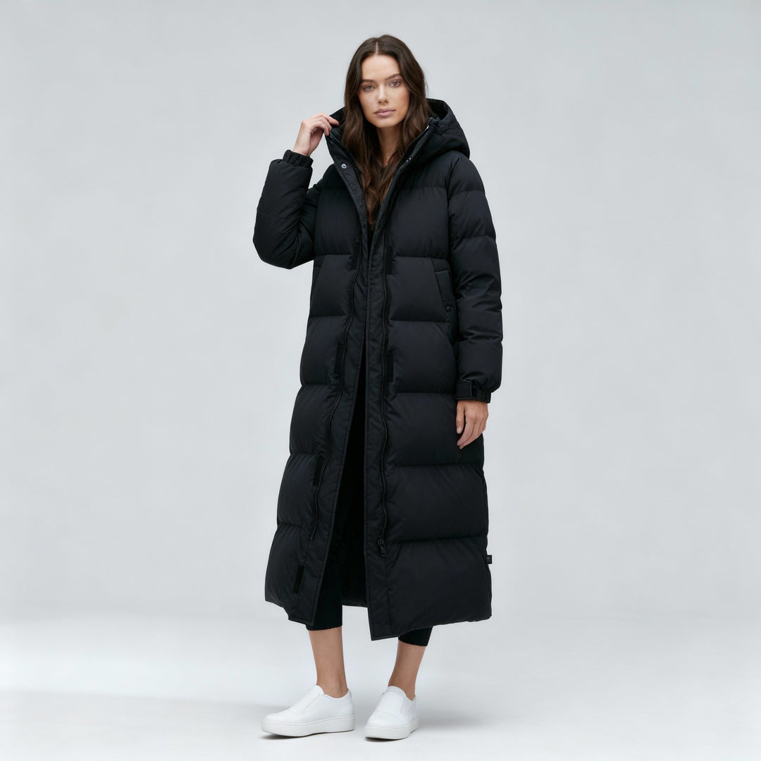 Veste d'hiver longue coupe-vent femmes | Avriane