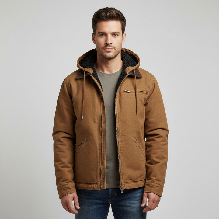Veste d'hiver extérieure imperméable fonctionnelle avec capuche en polyester | Avriane