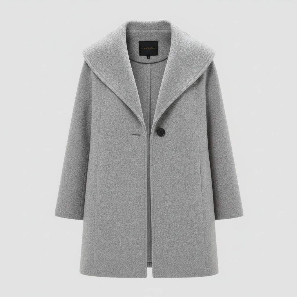 Manteau femme coupe-vent avec col châle | Avriane
