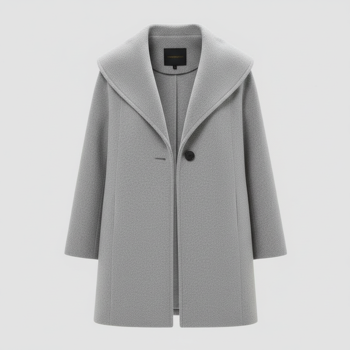 Manteau femme coupe-vent avec col châle | Avriane