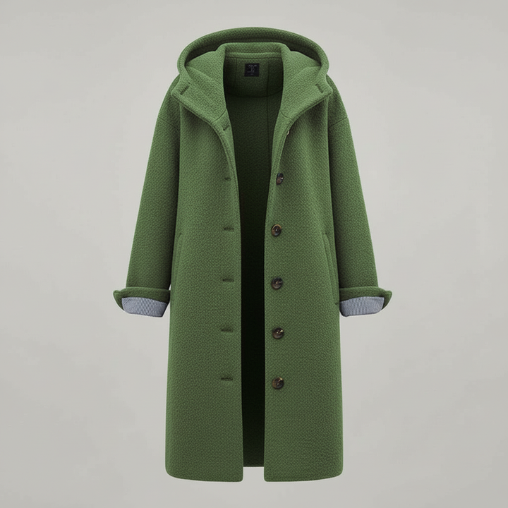 Manteau d'hiver élégant pour femmes Confort Manteau long en polaire | Avriane