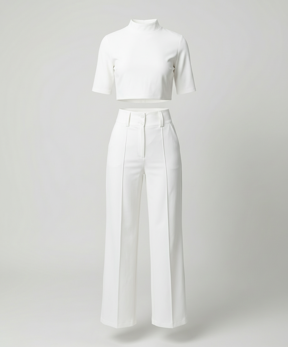 Avriane | Élégance Ensemble de Pantalons Cintrés d'Automne pour Looks Stylés