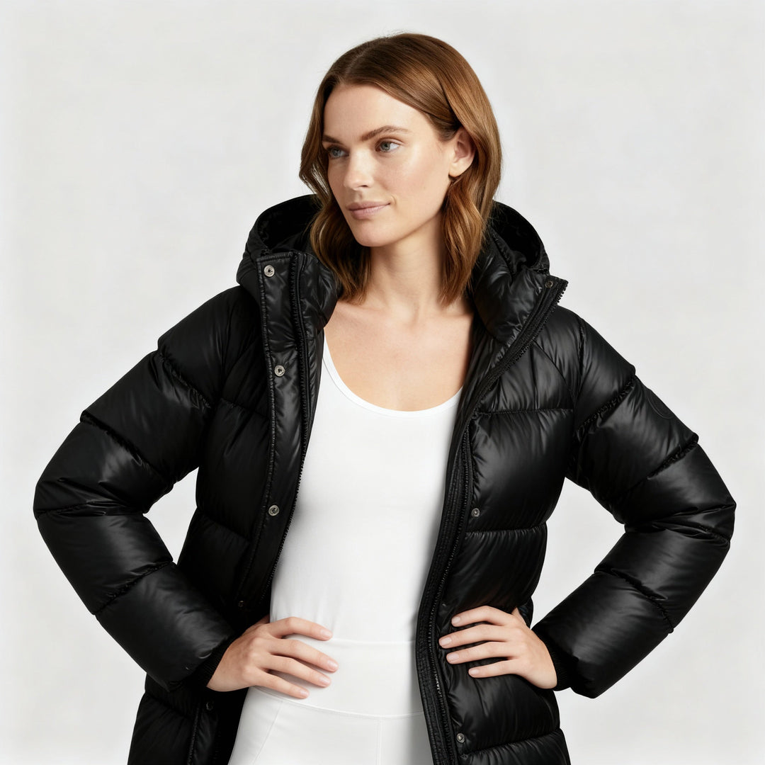 Veste d'hiver en duvet chaude et imperméable confort | Heidi-Mode