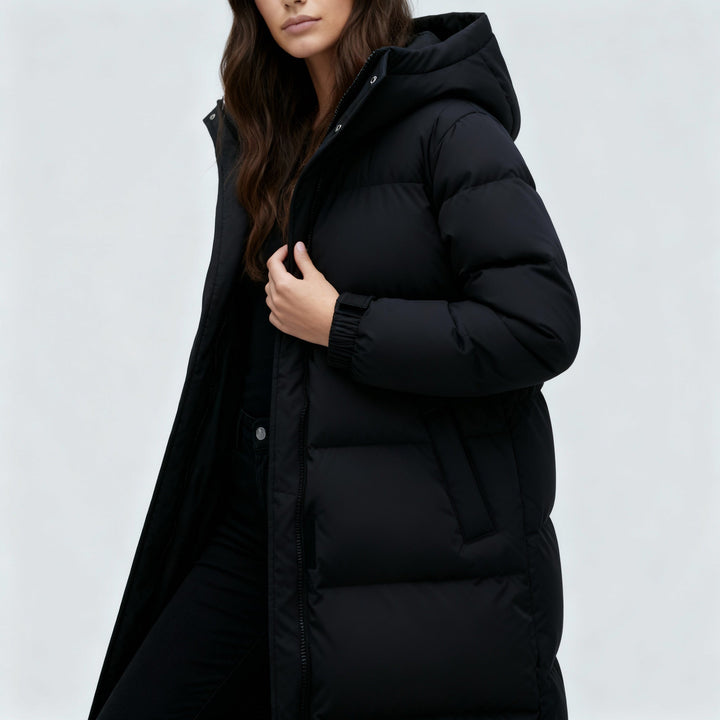 Veste d'hiver longue coupe-vent femmes | Avriane