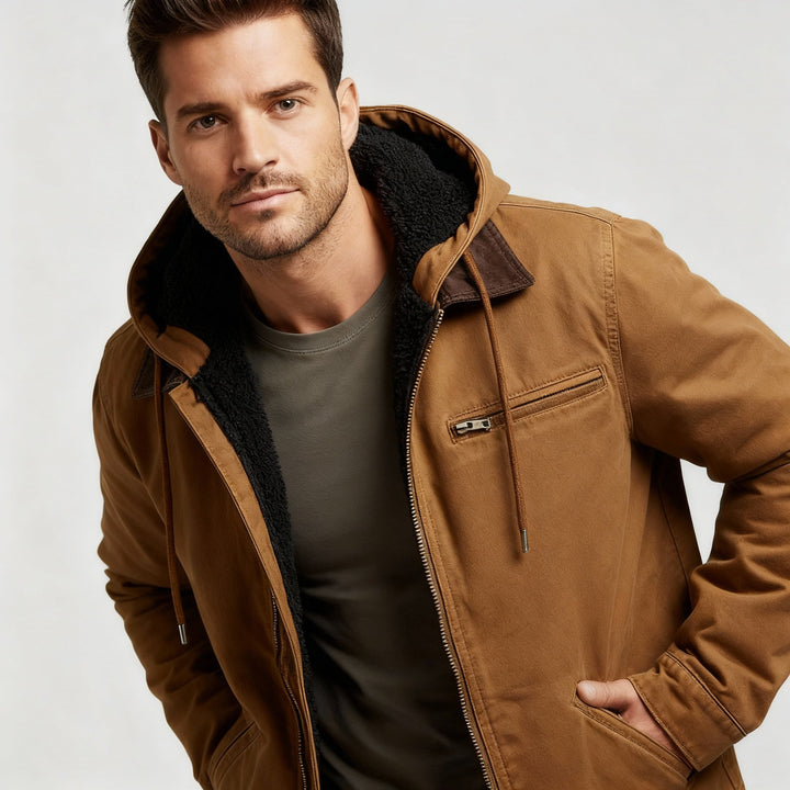 Veste d'hiver extérieure imperméable fonctionnelle avec capuche en polyester | Avriane