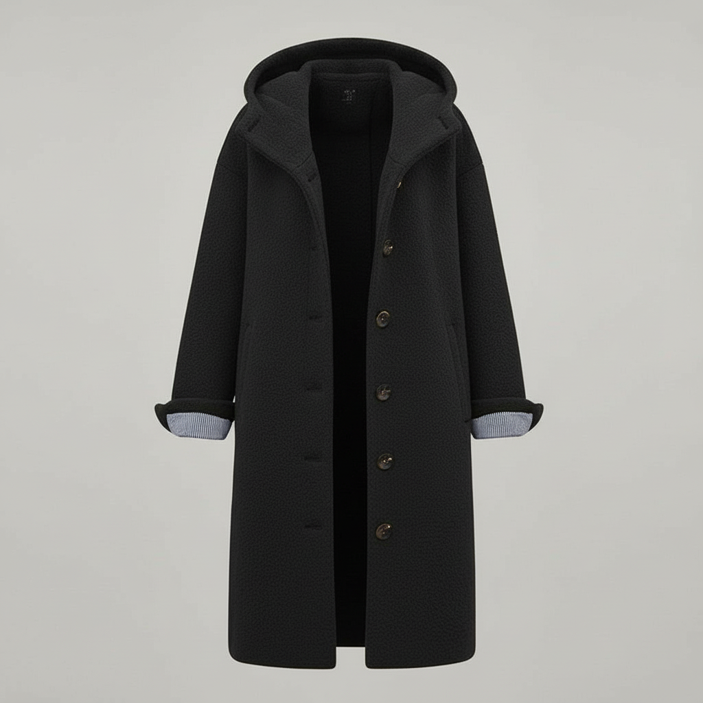 Manteau d'hiver élégant pour femmes Confort Manteau long en polaire | Avriane