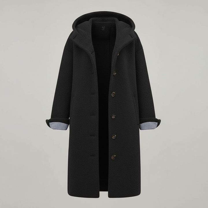 Manteau d'hiver élégant pour femmes Confort Manteau long en polaire | Avriane