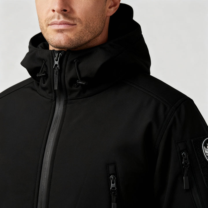 Avriane Ensemble Outdoor pour hommes avec veste à capuche et pantalon cargo