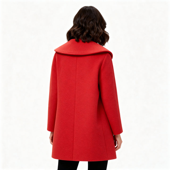 Manteau femme coupe-vent avec col châle | Avriane