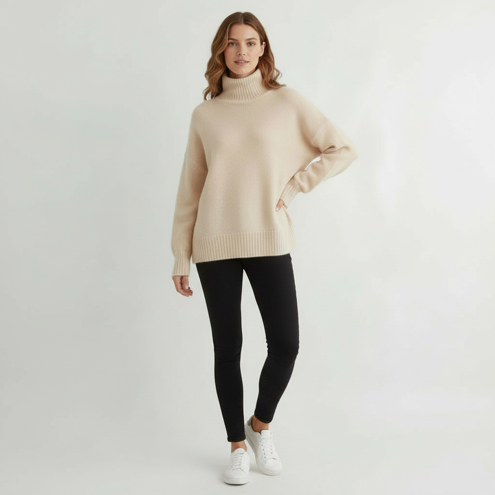 Pull à col roulé femme confort | Avriane