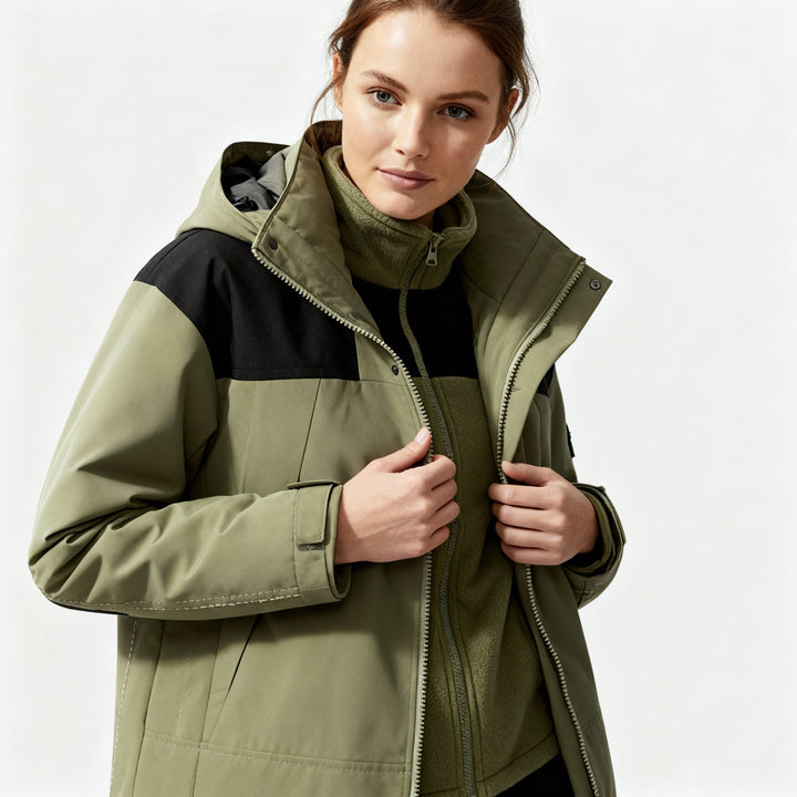 3-en-1 Veste en Fleece d'Hiver Confort | R&B