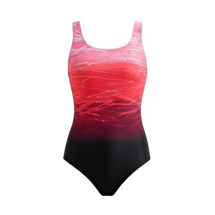 Maillot de bain de sport une pièce avec design ombré | Avriane