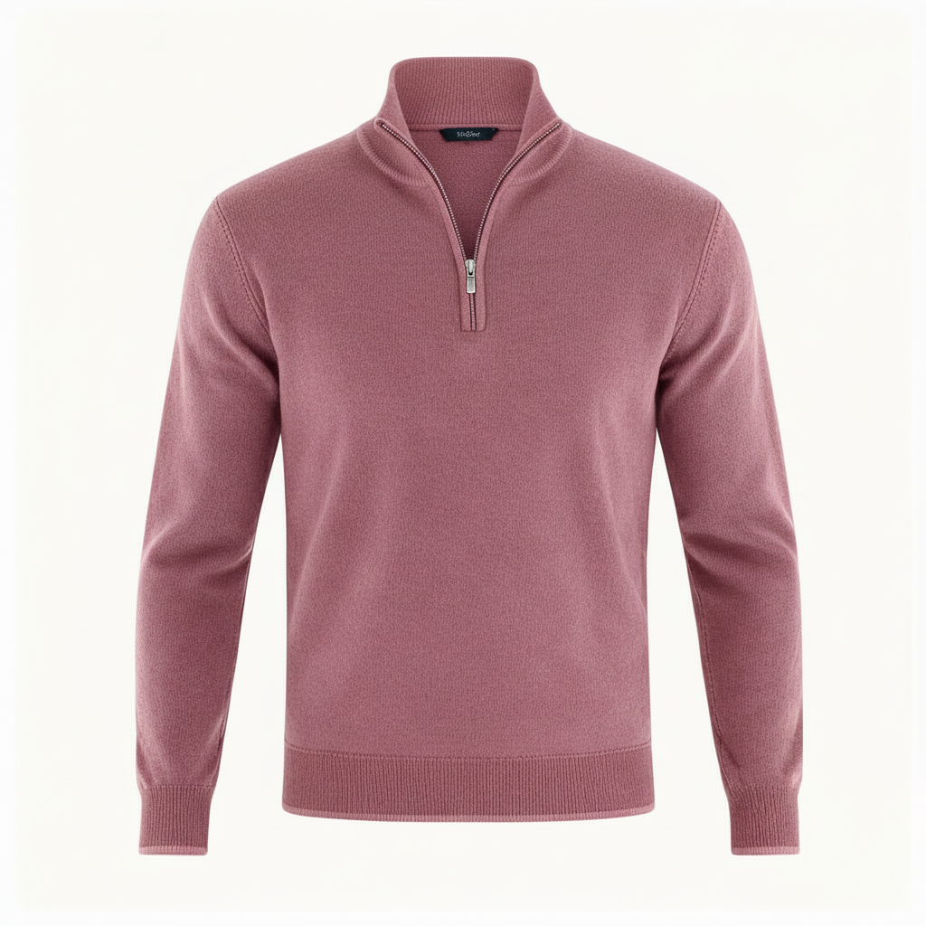 Pull confortable en merino élégant femme fermeture éclair tricots modernes | Avriane