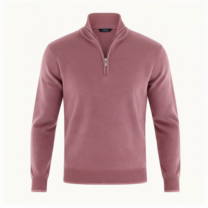 Pull confortable en merino élégant femme fermeture éclair tricots modernes | Avriane