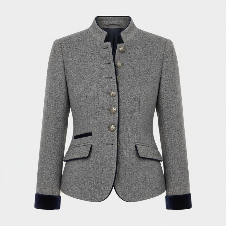 Veste en laine premium confort structurée classique pour femmes | Avriane