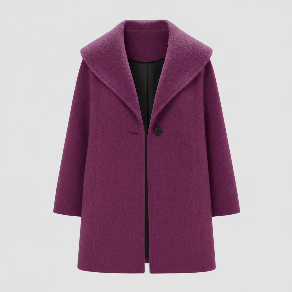 Manteau femme coupe-vent avec col châle | Avriane