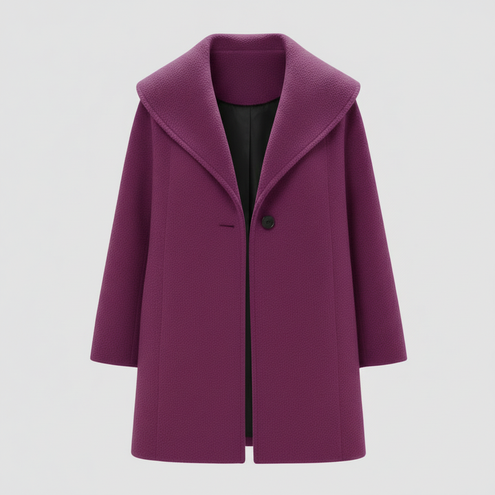 Manteau femme coupe-vent avec col châle | Avriane