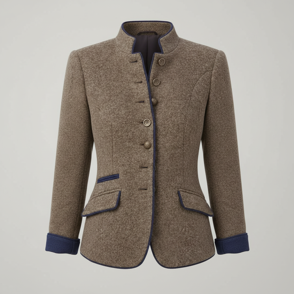 Veste en laine premium confort structurée classique pour femmes | Avriane