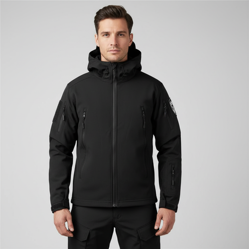 Avriane Ensemble Outdoor pour hommes avec veste à capuche et pantalon cargo