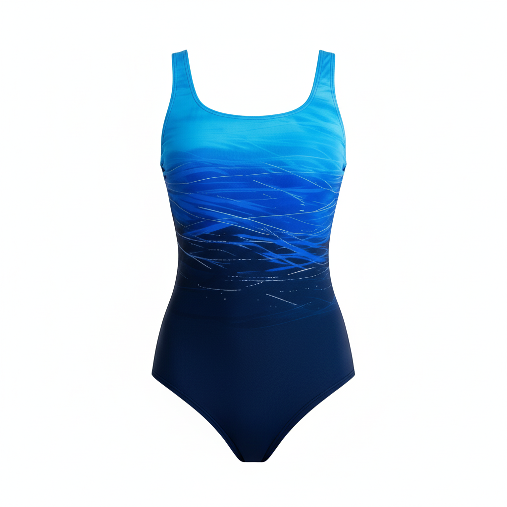 Maillot de bain de sport une pièce avec design ombré | Avriane