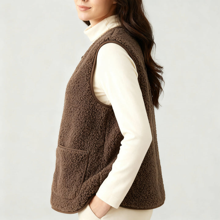 Veste en polaire élégante et chaude d'hiver pour femmes | Avriane