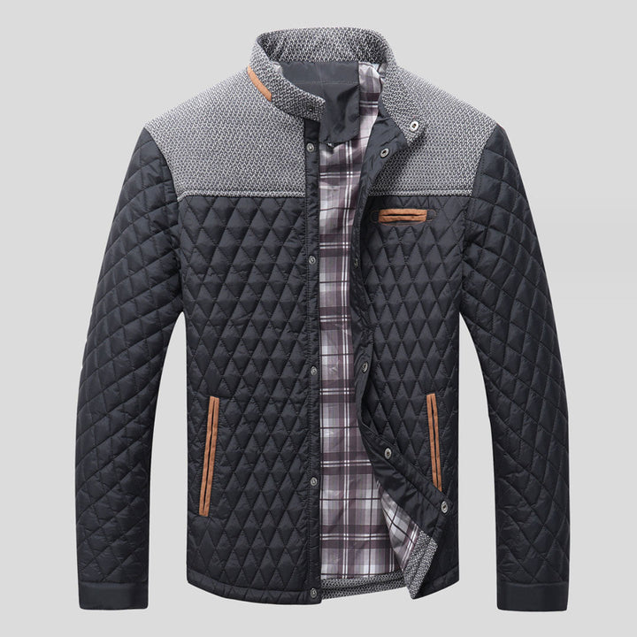 Levoire | Veste Matelassée Tendance Avec Col Grau