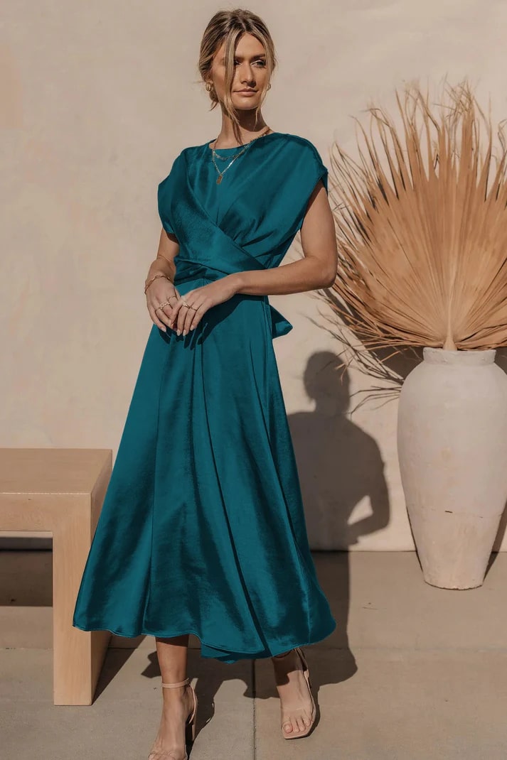 Levoire | Élégance Intemporelle Robe Pour Femmes bleu royal