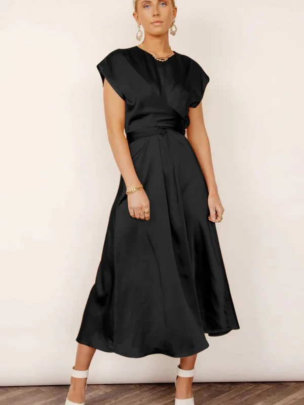 Levoire | Élégance Intemporelle Robe Pour Femmes Noir