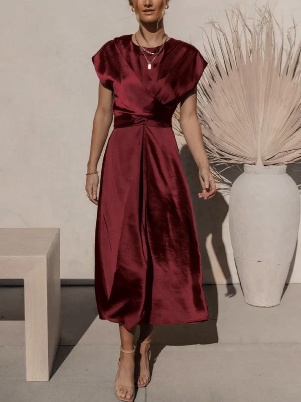 Levoire | Élégance Intemporelle Robe Pour Femmes Rot