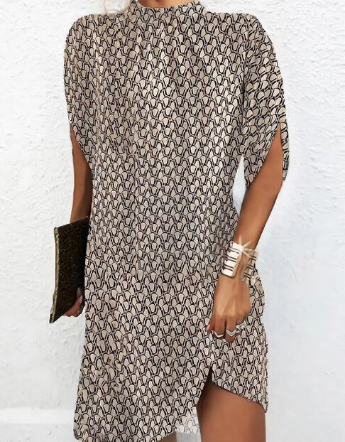 Levoire | Robe À Manches Courtes Pour Femmes Layla Braun