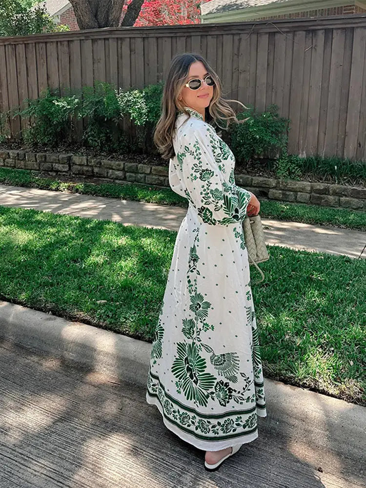 Levoire | Robe maxi élégante d'automne