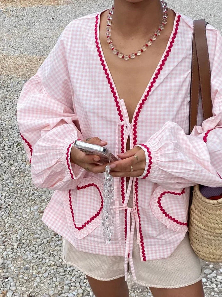 Levoire | Chemisier élégant Sweetheart Rose