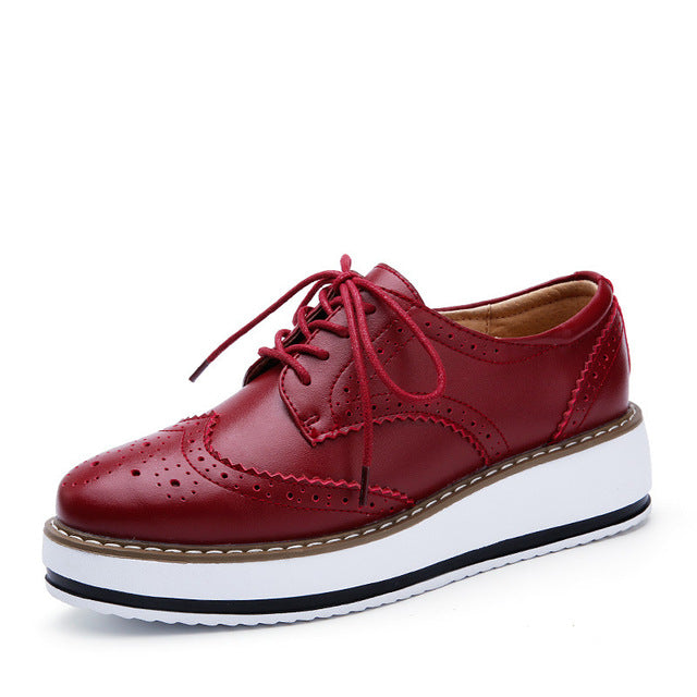 Levoire | Chaussure Orthopédique Durable À Lacets Avec Semelle Épaisse Tapis bordeaux