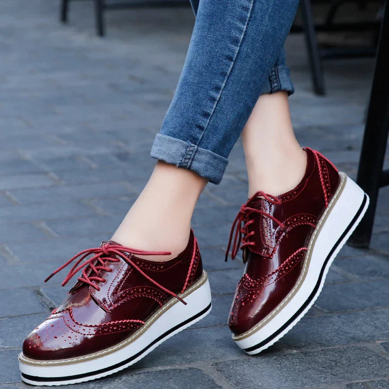 Levoire | Chaussure Orthopédique Durable À Lacets Avec Semelle Épaisse