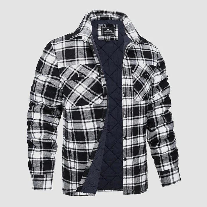 Levoire | Chemise, Manches Longues, Fermeture Bouton, Chemise À Carreaux, Vêtements Pour Hommes Noir