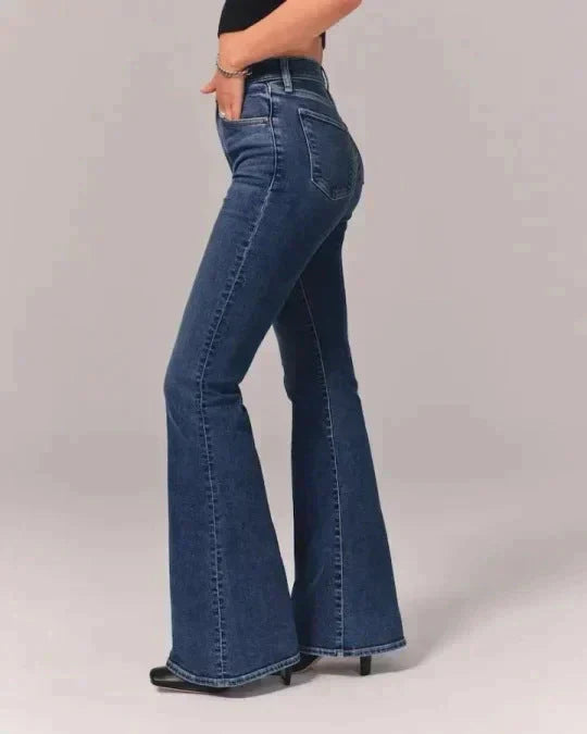 Levoire | Shorts taille haute Bleu foncé