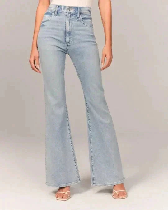 Levoire | Shorts taille haute bleu clair
