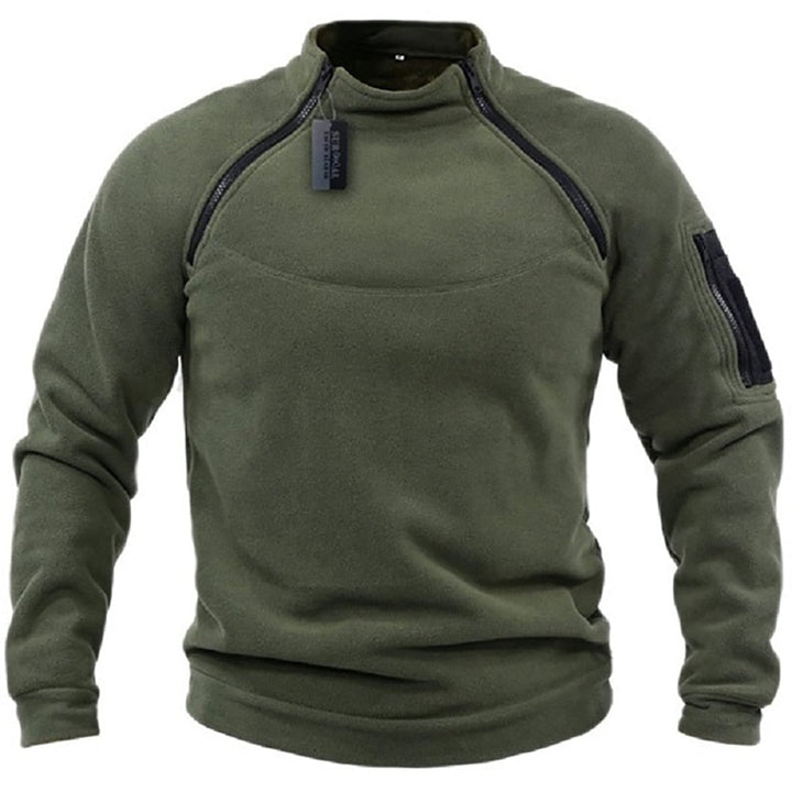 Levoire | Pull À Demi-Zip Vêtements Tactiques Pour Hommes vert olive