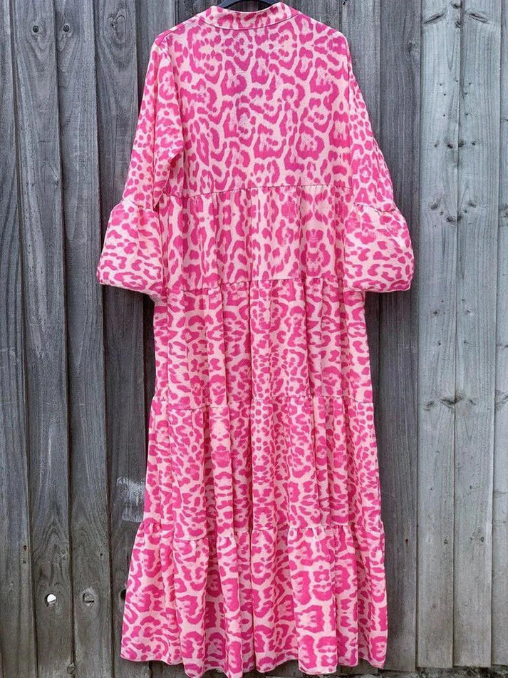 Levoire | Robe Longue Pour Femme Avec Motif Léopard