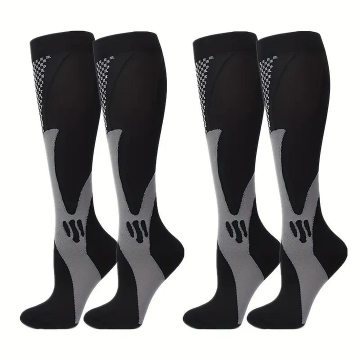 Levoire | Bas De Compression Unisexe Chaussettes De Compression Professionnelles Noir