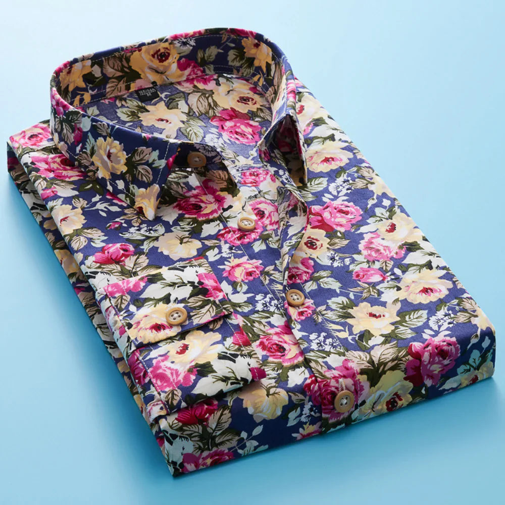 Levoire | Chemise Élégante Pour Homme Bleu
