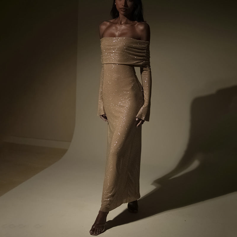 Levoire | Robe Maxi Élégante Off Shoulder Robe De Fête