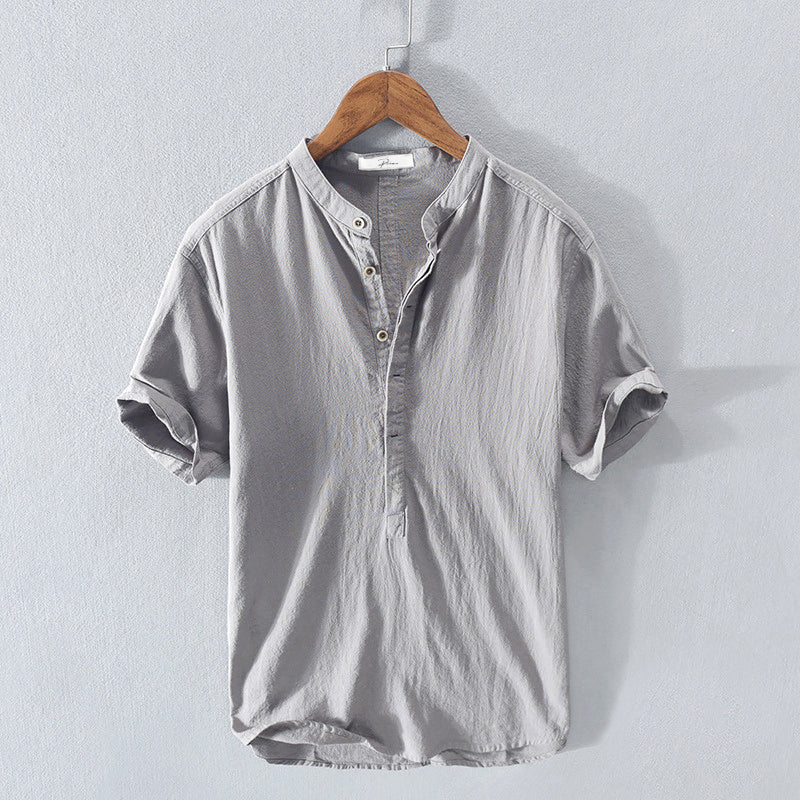 Levoire | Chemise En Lin D'Été Gris