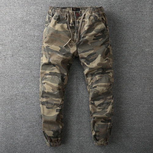 Levoire | Pantalons En Chemise Avec Motif Camouflage, Bouton Et Poches