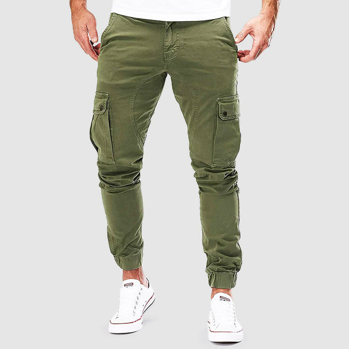 Levoire | Pantalon Cargo Slim Vert