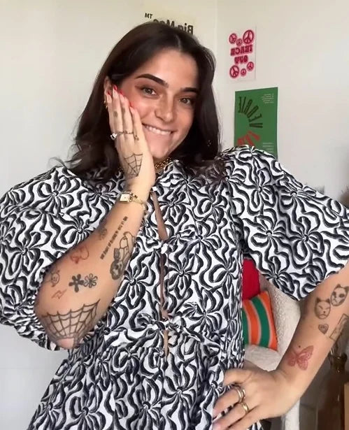 Levoire | Blouse mignonne avec nœud à l'avant