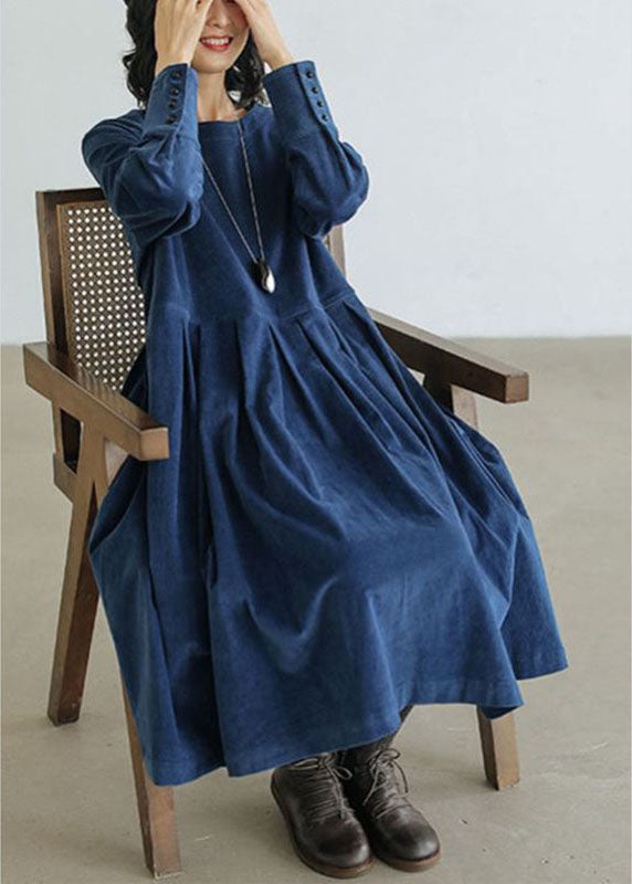 Levoire | Classique et élégant robe d'hiver Bleu