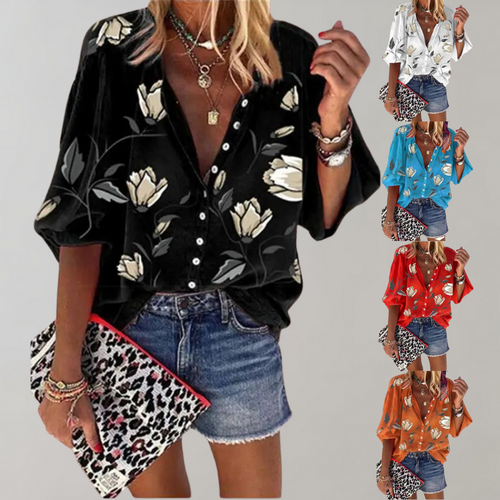 Levoire | Blouse Femme Avec Un Motif Floral