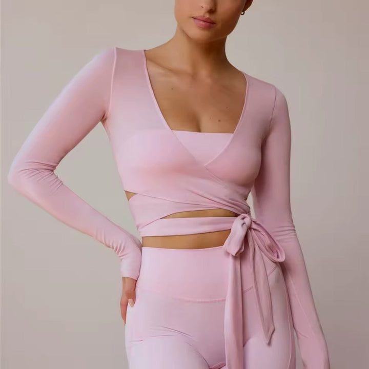 Levoire | Haut De Bikini Enveloppant En Rose Clair