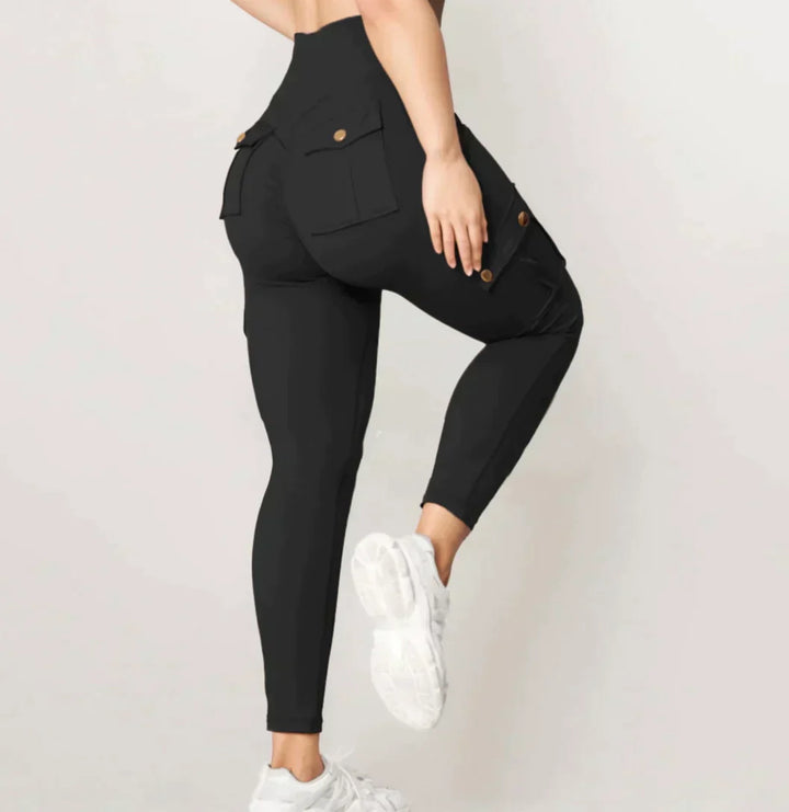 Levoire | Leggings Cargo Pour Femmes Noir